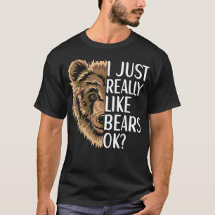 Ik hou echt van Beren Beer Apparel Grizzly Wild T-shirt