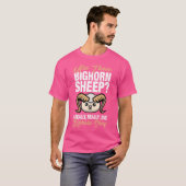 Ik hou echt van Bighorn schapen T-shirt (Voorkant volledig)