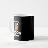 Ik hou echt van Bison Funny Quote Mok (Voorkant links)