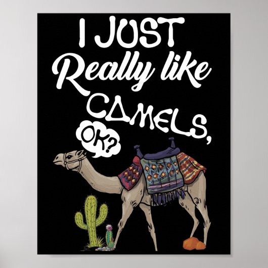 Ik hou echt van Camels OK Camel Poster (Voorkant)