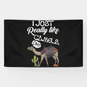 Ik hou echt van Camels OK Camel Spandoek (Horizontaal)