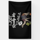 Ik hou echt van Camels OK Camel Spandoek (Verticaal)