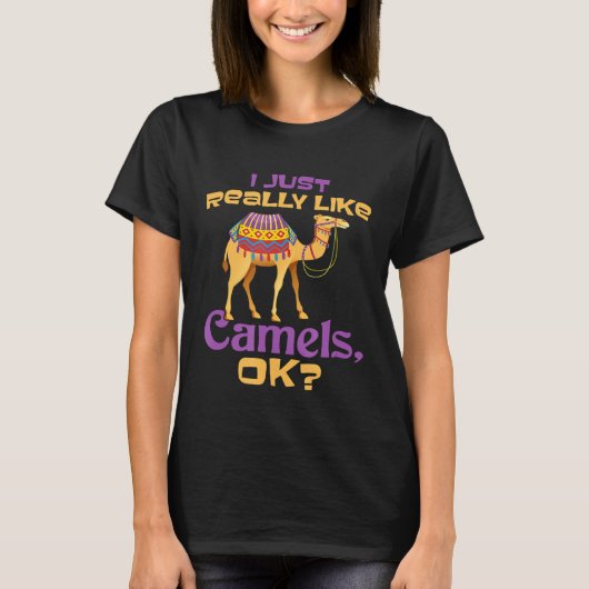 Ik hou echt van Camels Ok Camel T-shirt (Voorkant)