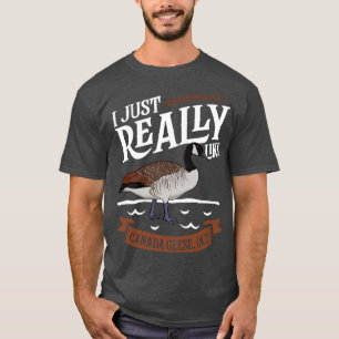 Ik hou echt van Canadese ganzen T-shirt