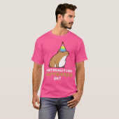 Ik hou echt van Capybaras OK T-shirt (Voorkant volledig)