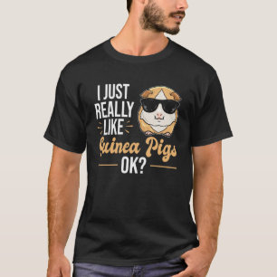 Ik hou echt van cavia's - cavia pullov t-shirt