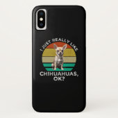 Ik hou echt van Chihuahua's, oké? Case-Mate iPhone Case (Achterkant)
