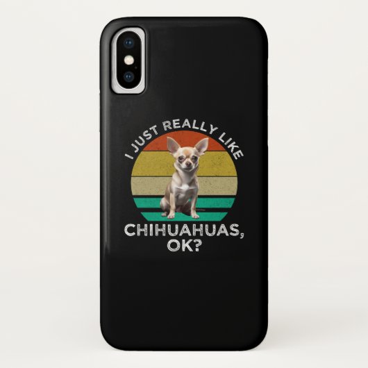Ik hou echt van Chihuahua's, oké? Case-Mate iPhone Case (Achterkant)