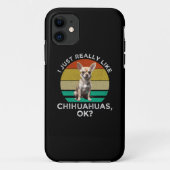 Ik hou echt van Chihuahua's, oké? Case-Mate iPhone Case (Achterkant)