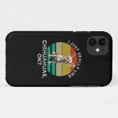 Ik hou echt van Chihuahua's, oké? Case-Mate iPhone Case (Achterkant (horizontaal))