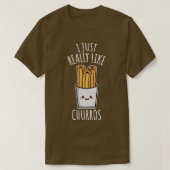 Ik hou echt van churros t-shirt (Design voorkant)