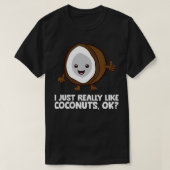 Ik hou echt van Coconuts Summer Coconut T-shirt (Design voorkant)