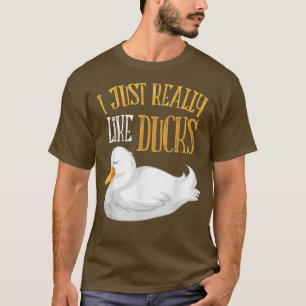 Ik hou echt van de Boerderij van eenden. T-shirt