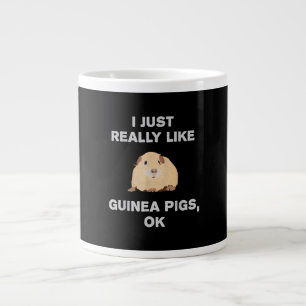 Ik hou echt van de cavia's. grote koffiekop