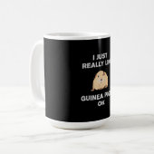 Ik hou echt van de cavia's. koffiemok (Voorkant links)