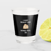 Ik hou echt van de cavia's. shot glas (Voorkant)