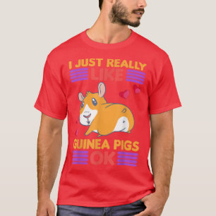 Ik hou echt van de cavia's. t-shirt