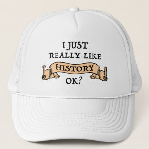 Ik hou echt van de geschiedenis. Funny History Buf Trucker Pet