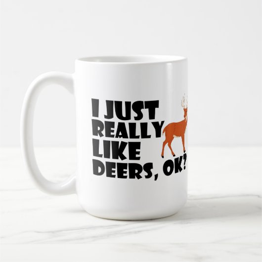 Ik hou echt van Deers, oké? Koffiemok (Links)