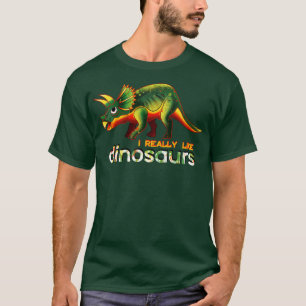 Ik hou echt van dinosaurussen t-shirt