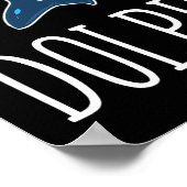 Ik hou echt van dolfijnen, oké? poster (Hoek)