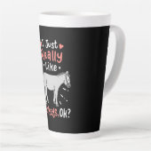 Ik hou echt van Donkeys Latte Mok (Rechterhoek)