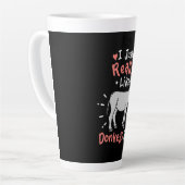 Ik hou echt van Donkeys Latte Mok (Linkerhoek)