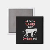 Ik hou echt van Donkeys Magneet (Voorkant / Achterkant)