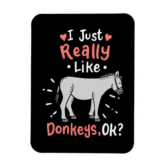 Ik hou echt van Donkeys Magneet (Verticaal)