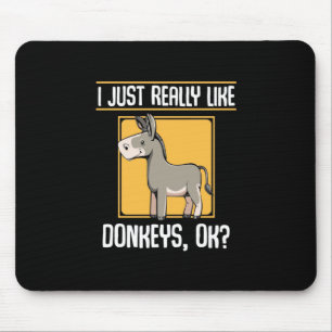 Ik hou echt van Donkeys Muismat