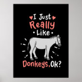 Ik hou echt van Donkeys Poster (Voorkant)
