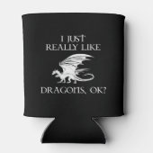 Ik hou echt van Dragons. Blikjeskoeler (Achterkant)