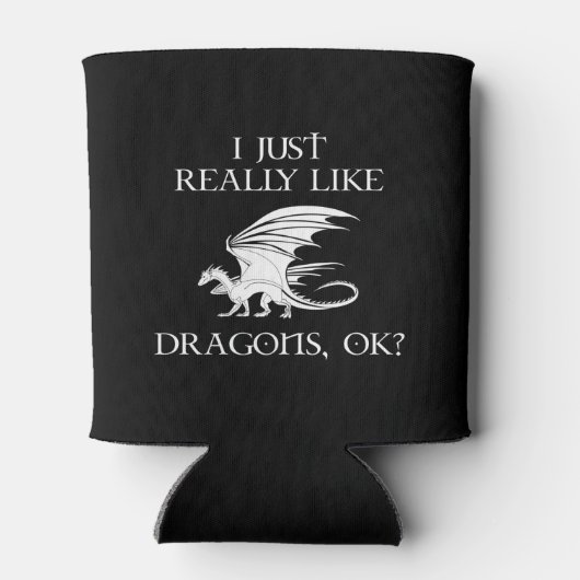 Ik hou echt van Dragons. Blikjeskoeler (Achterkant)