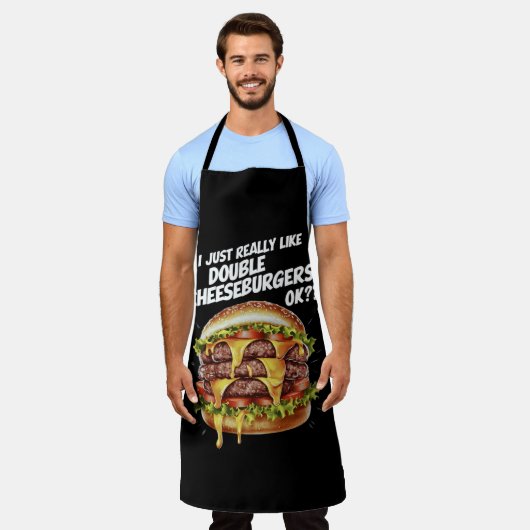 IK HOU ECHT VAN DUBBELE CHEESEBURGERS, OKÉ SCHORT (Gedragen)