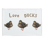 Ik hou echt van eenden Kussenslopen (Achterkant-Rechts)