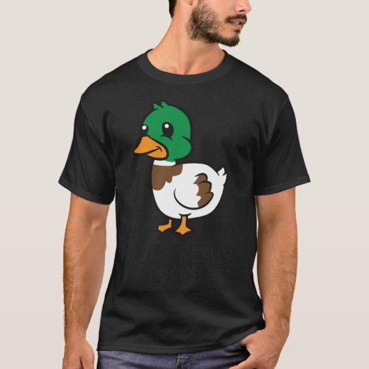 Ik hou echt van eenden t-shirt (Voorkant)