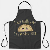 Ik hou echt van Empanadas. Cute Kawaii Empan Schort (Voorkant)