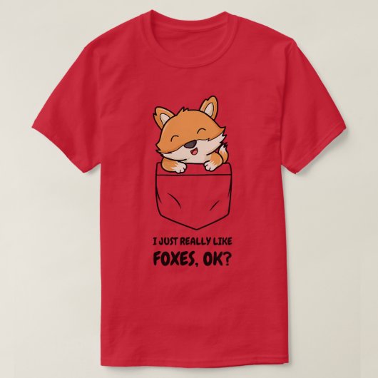 Ik hou echt van Foes ok Lover T-shirt (Design voorkant)