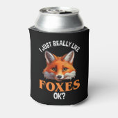 Ik hou echt van Foxes. Blikjeskoeler (Blikje Achterkant)
