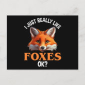 Ik hou echt van Foxes. Briefkaart (Voorkant)