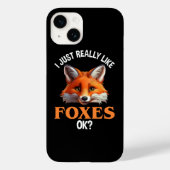 Ik hou echt van Foxes. Case-Mate iPhone Case (Achterkant)