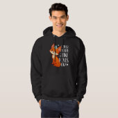 Ik hou echt van foxes hoodie (Voorkant volledig)