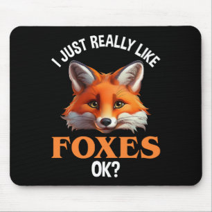 Ik hou echt van Foxes. Muismat