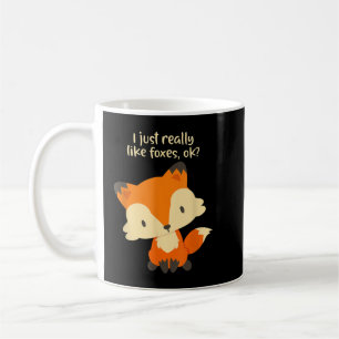 Ik hou echt van Foxes OK - Cute Fox Koffiemok
