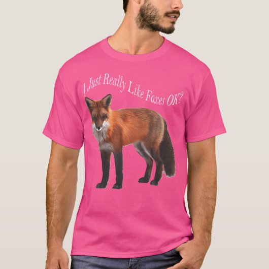 Ik hou echt van Foxes OK T-shirt (Voorkant)