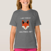 Ik hou echt van Foxes OK T-shirt (Voorkant)