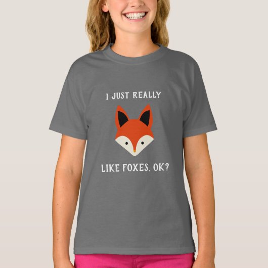 Ik hou echt van Foxes OK T-shirt (Voorkant)