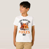 Ik hou echt van Foxes. T-shirt (Voorkant volledig)