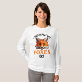 Ik hou echt van Foxes. T-shirt (Voorkant volledig)