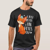 Ik hou echt van foxes t-shirt (Voorkant)